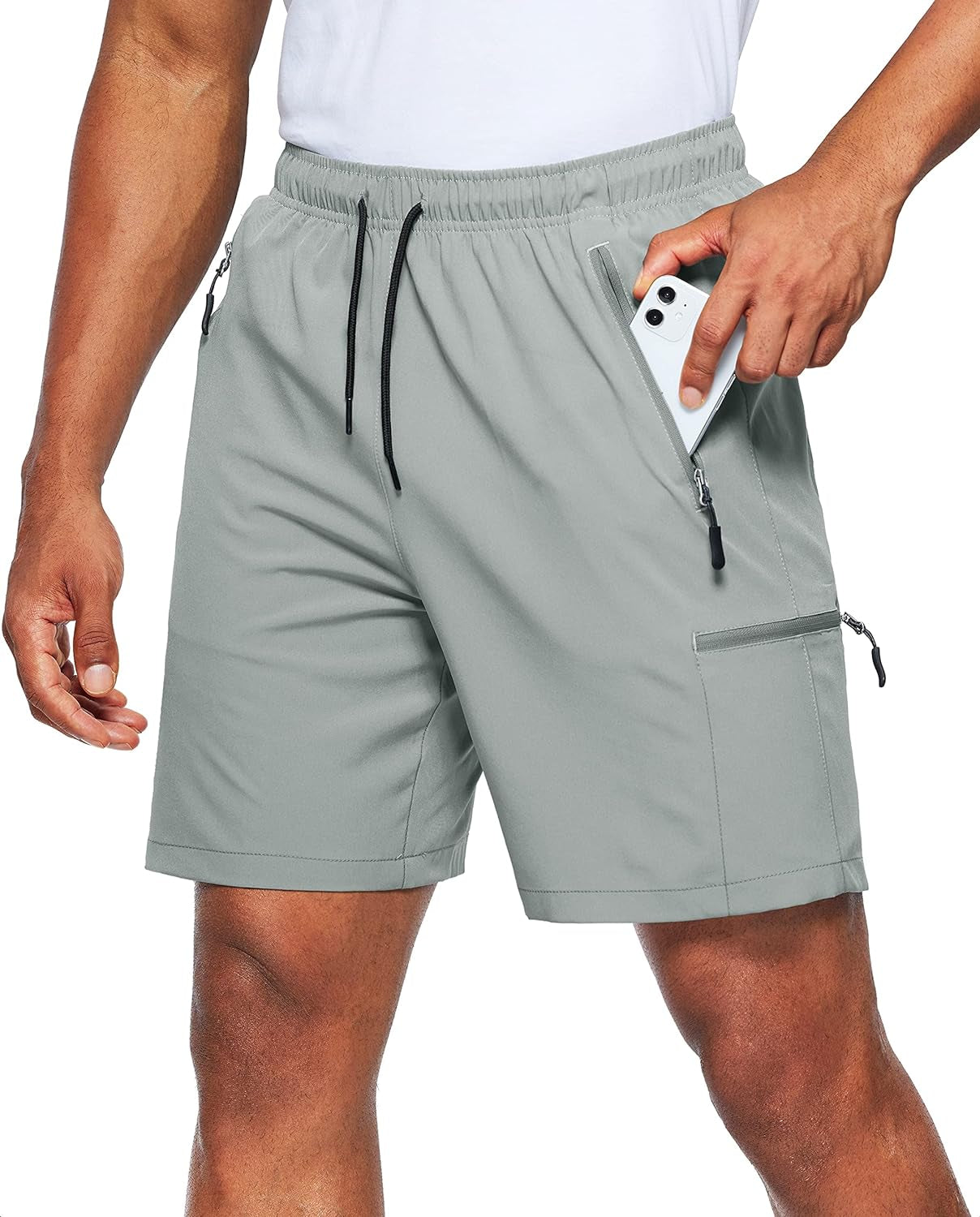 Men'S Hiking Cargo Shorts Stretch Quick Dry Lightweight Shorts for Men Fishing Athletic Shorts with Pockets