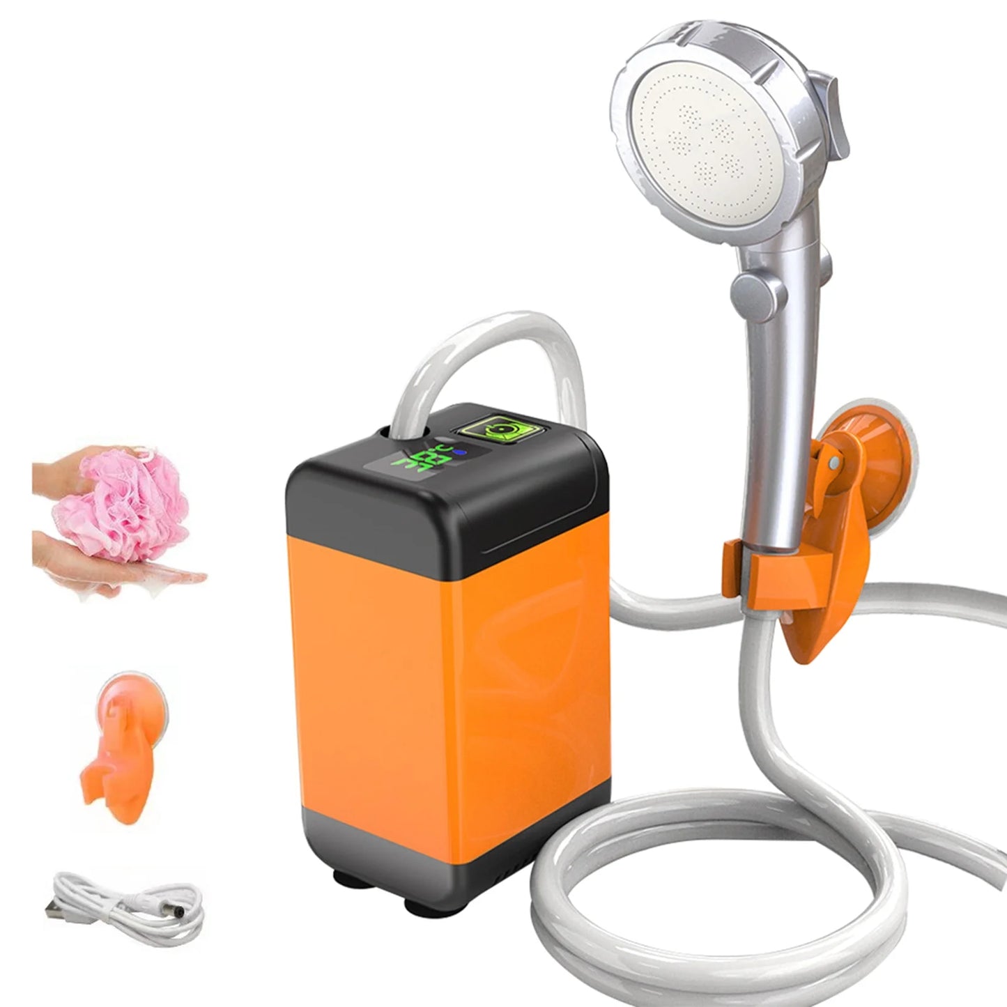 Portable Electric Camping Shower: Rechargeable, Compact and Versatile Solution for Outdoor Adventures