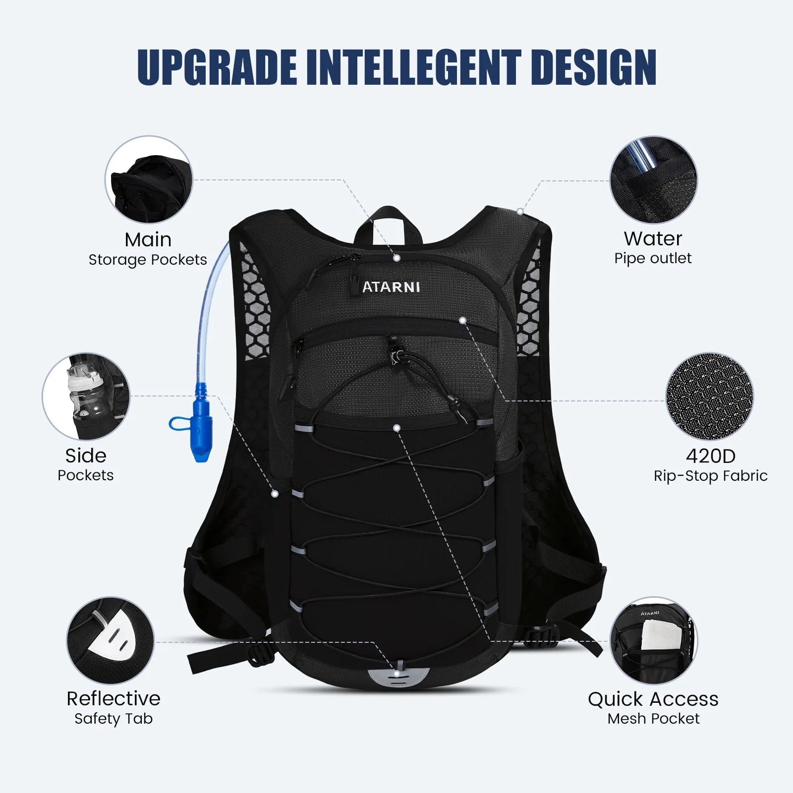 Stay Hydrated on the Go with the 17L Cycling Backpack – Your Portable Hydration Station!