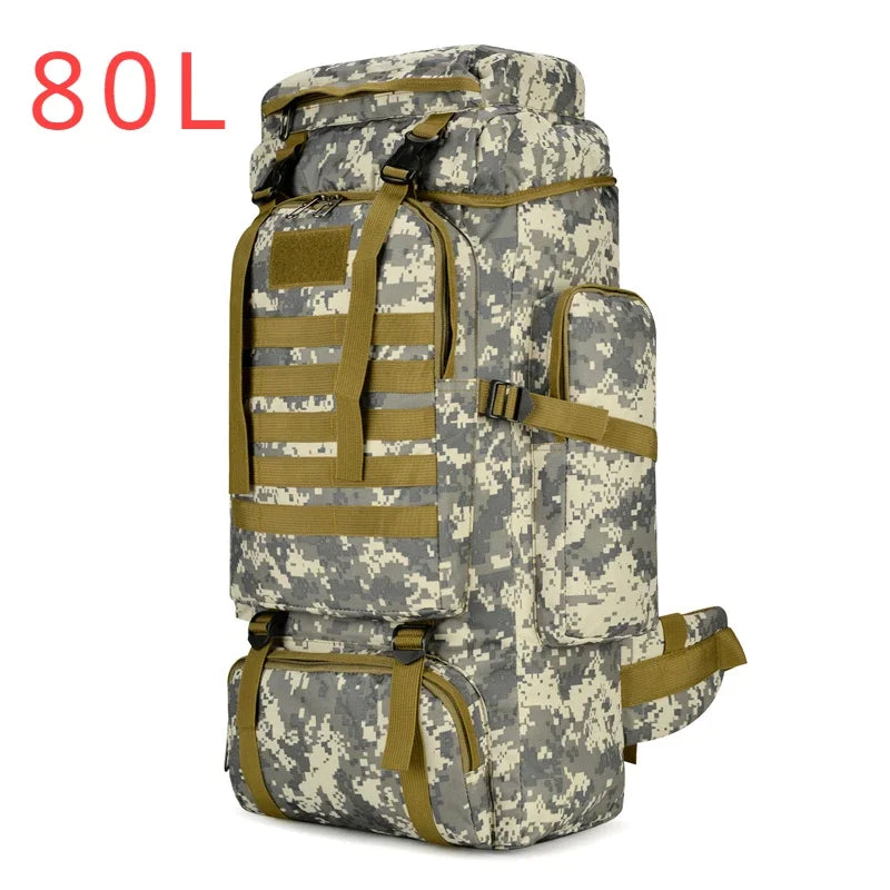 Ultimate 80L/100L Tactical Mountaineering Backpack - Perfect for Outdoor Adventures, Hiking, Camping, and Travel