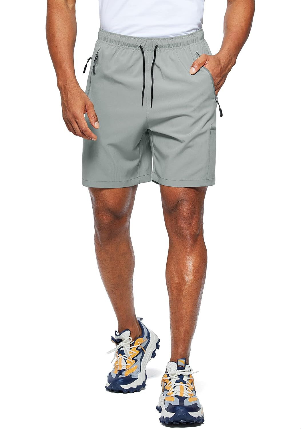 Men'S Hiking Cargo Shorts Stretch Quick Dry Lightweight Shorts for Men Fishing Athletic Shorts with Pockets