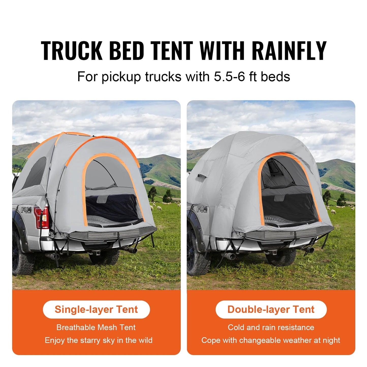 Camp Like a Boss: The Ultimate 8x8 SUV Camping Tent with Rainfly and Carry Bag for Epic Outdoor Adventures!