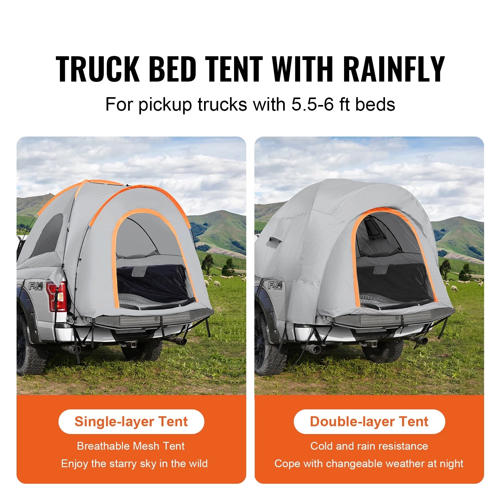 Camp Like a Boss: The Ultimate 8x8 SUV Camping Tent with Rainfly and Carry Bag for Epic Outdoor Adventures!