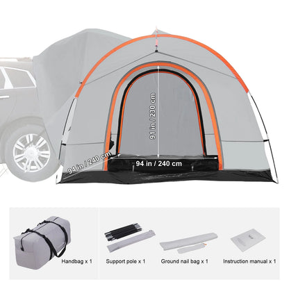 Camp Like a Boss: The Ultimate 8x8 SUV Camping Tent with Rainfly and Carry Bag for Epic Outdoor Adventures!