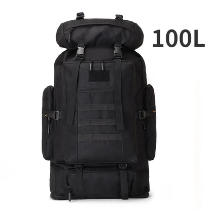 Ultimate 80L/100L Tactical Mountaineering Backpack - Perfect for Outdoor Adventures, Hiking, Camping, and Travel