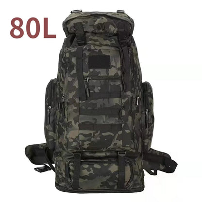 Ultimate 80L/100L Tactical Mountaineering Backpack - Perfect for Outdoor Adventures, Hiking, Camping, and Travel