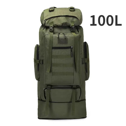 Ultimate 80L/100L Tactical Mountaineering Backpack - Perfect for Outdoor Adventures, Hiking, Camping, and Travel