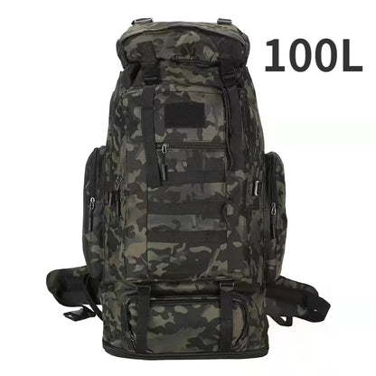 Ultimate 80L/100L Tactical Mountaineering Backpack - Perfect for Outdoor Adventures, Hiking, Camping, and Travel
