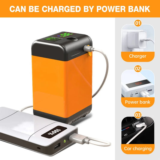 Portable Electric Camping Shower: Rechargeable, Compact and Versatile Solution for Outdoor Adventures